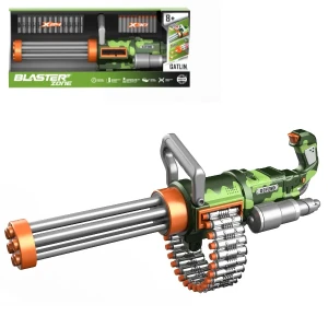 Mitralieră automată cu 30 gloanțe fine (acumulator 7,4v, 24 cartușe, ochelari de protecție)