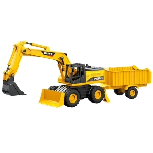 1:14 utilaj special „excavator cu remorcă” 3 în 1 (lumini/sunete) Thumbnail 2