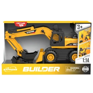 1:14 utilaj special „excavator-încărcător” 3 în 1 (lumini/sunete) Thumbnail 5