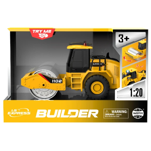 1:20 mașină "cilindru compactor" cu fricțiune (lumini /sunete) 3