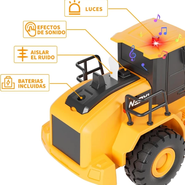 1:20 mașină "cilindru compactor" cu fricțiune (lumini /sunete) 4