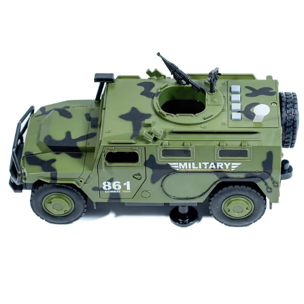 1:16 vehicul blindat militar cu inerție (lumini /sunete / ușile se deschid) 4