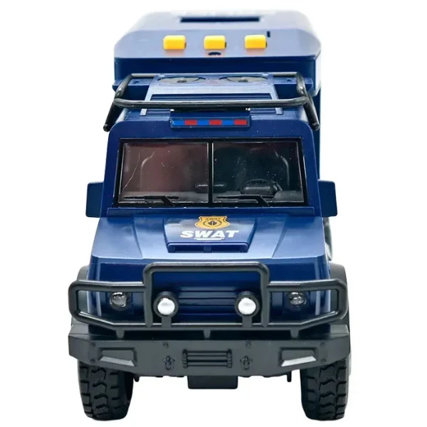 1:16 jeep de poliție cu inerție (lumini /sunete / ușile se deschid) 6