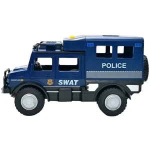 1:16 jeep de poliție cu inerție (lumini /sunete / ușile se deschid) Thumbnail 2