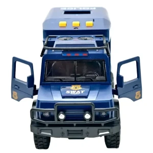 1:16 jeep de poliție cu inerție (lumini /sunete / ușile se deschid) Thumbnail 4