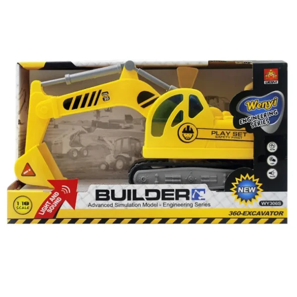 1:20 excavator cu fricțiune (lumini /sunete) 3