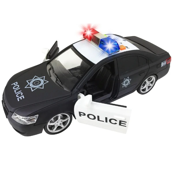1:16 mașina de poliție cu inerție (lumini /sunete / ușile se deschid) 2