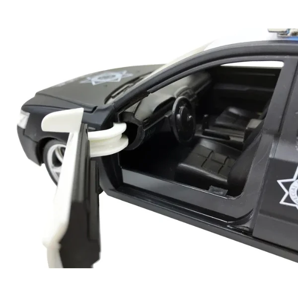 1:16 mașina de poliție cu inerție (lumini /sunete / ușile se deschid) 6