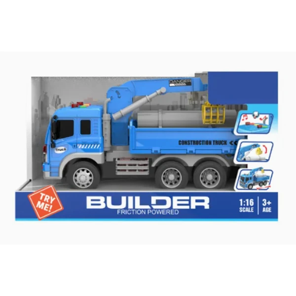 1:16 camion inerțial cu țeavă de apă (lumini / sunete) 3