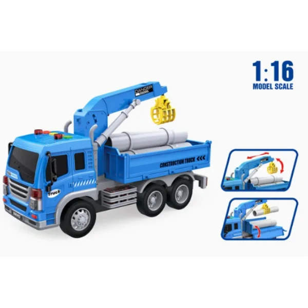 1:16 camion inerțial cu țeavă de apă (lumini / sunete) 4