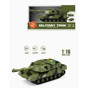 1:16 tanc militar inerțial, camuflaj verde (lumină / sunet) Thumbnail 4