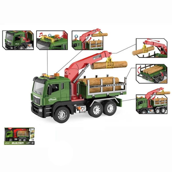 1:10 camion cu lemne și inerție (lumini /sunete) 7