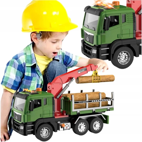 1:10 camion cu lemne și inerție (lumini /sunete) 4