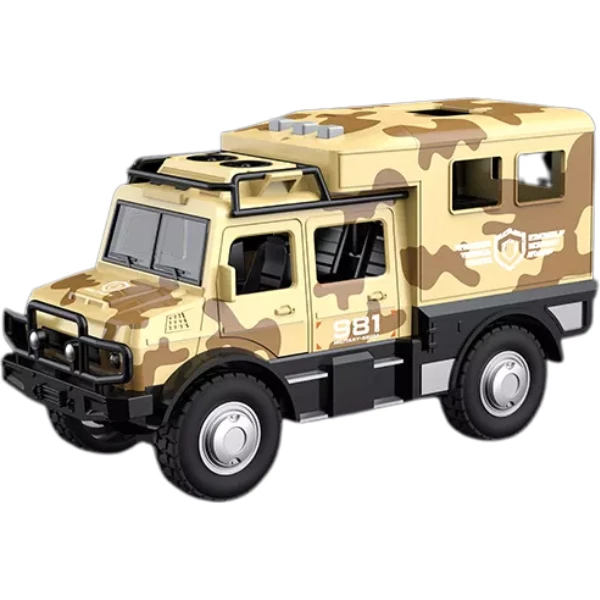 1:16 mașină militară blindată inerțială, camuflaj (lumină / sunet) 2