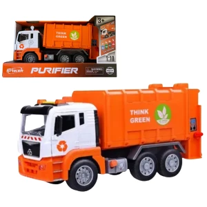 1:10 camion de gunoi cu inerție "think green" (lumină / sunet) Thumbnail 2