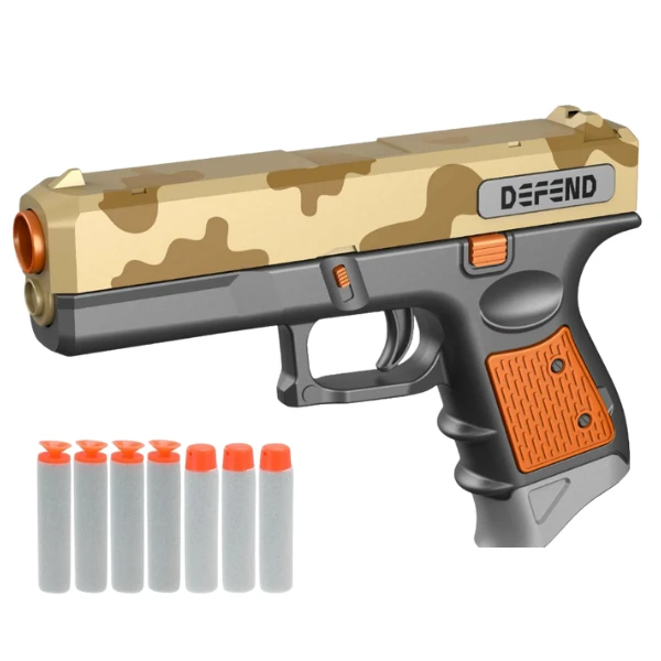 Pistol glock blaster zone cu cartușe moi (camuflaj) 2