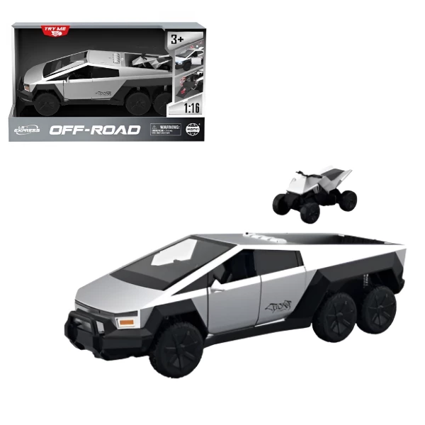 1:16 "cybertruck" inerțial cu șase roți (lumini/sunete) 2