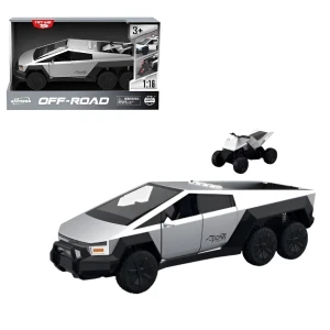 1:16 "cybertruck" inerțial cu șase roți (lumini/sunete)