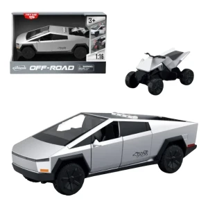 1:16 "cybertruck" inerțial cu patru roți (lumini/sunete)