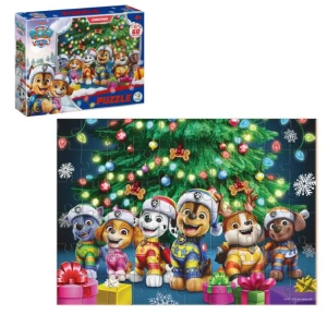 Puzzle "Pregătit de sărbători", seria Patrula cățelușilor, 60 elem.