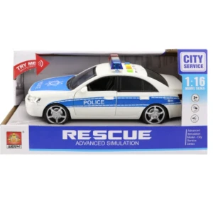1:16 mașină de poliție, cu inerție (lumina / sunet) Thumbnail 3