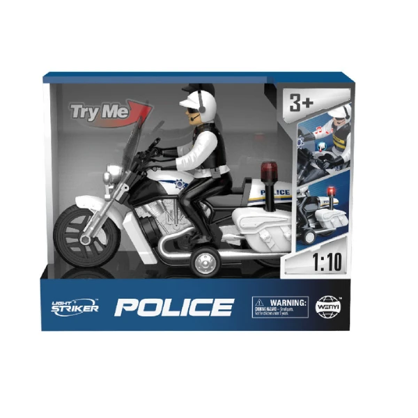 1:16 polițist pe motocicletă (lumină/sunet) 4