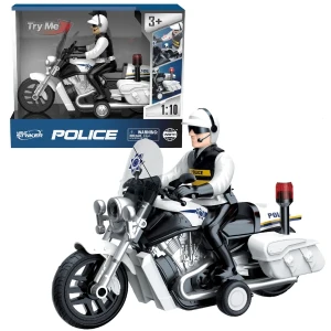 1:16 polițist pe motocicletă (lumină/sunet)
