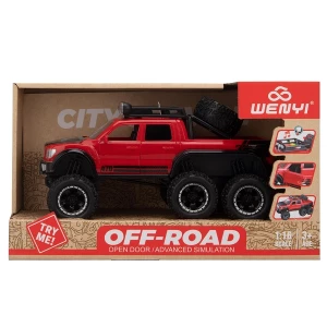 1:16 инерционный шестиколесный внедорожник (свет / звук)