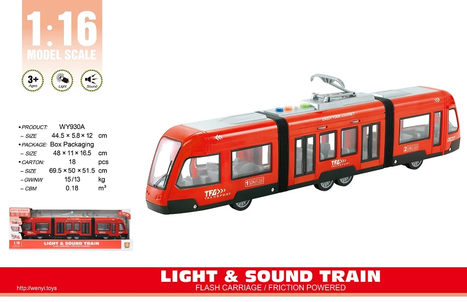 1:16 tramvai cu fricțiune (lumini /sunete) 3