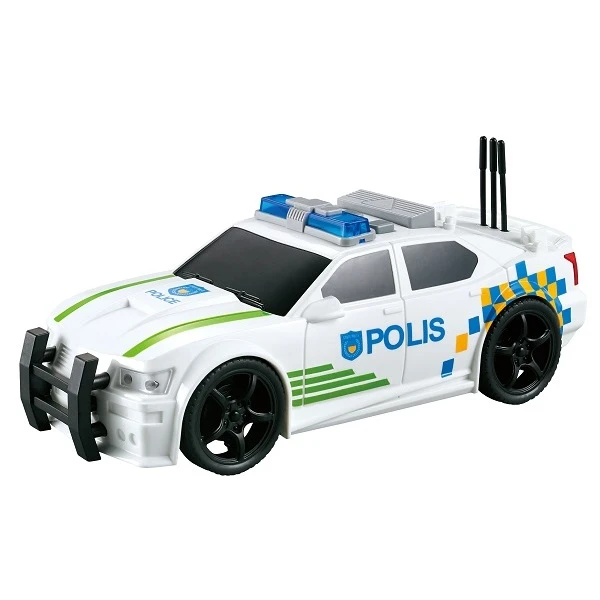 1:20 mașină de poliție cu fricțiune (lumini /sunete) 2