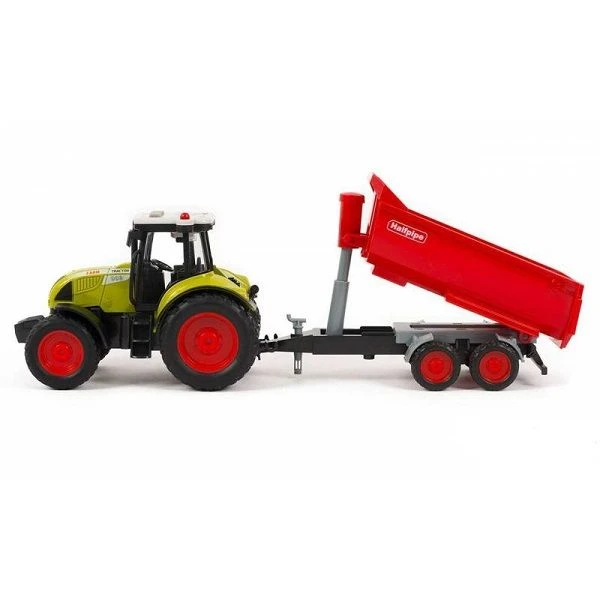 1:16 tractor cu fricțiune "trailered farm tractor" (lumina / sunet) 2