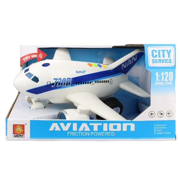 1:120 avion cu inertie "planebus 730b" (lumina/sunet) 3