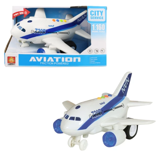 1:160 avion cu inertie "planebus 720b" (lumina/sunet) 2