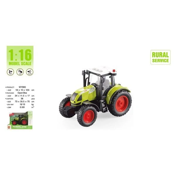 1:16 tractor cu fricțiune „farmland” (lumina/sunet) 3