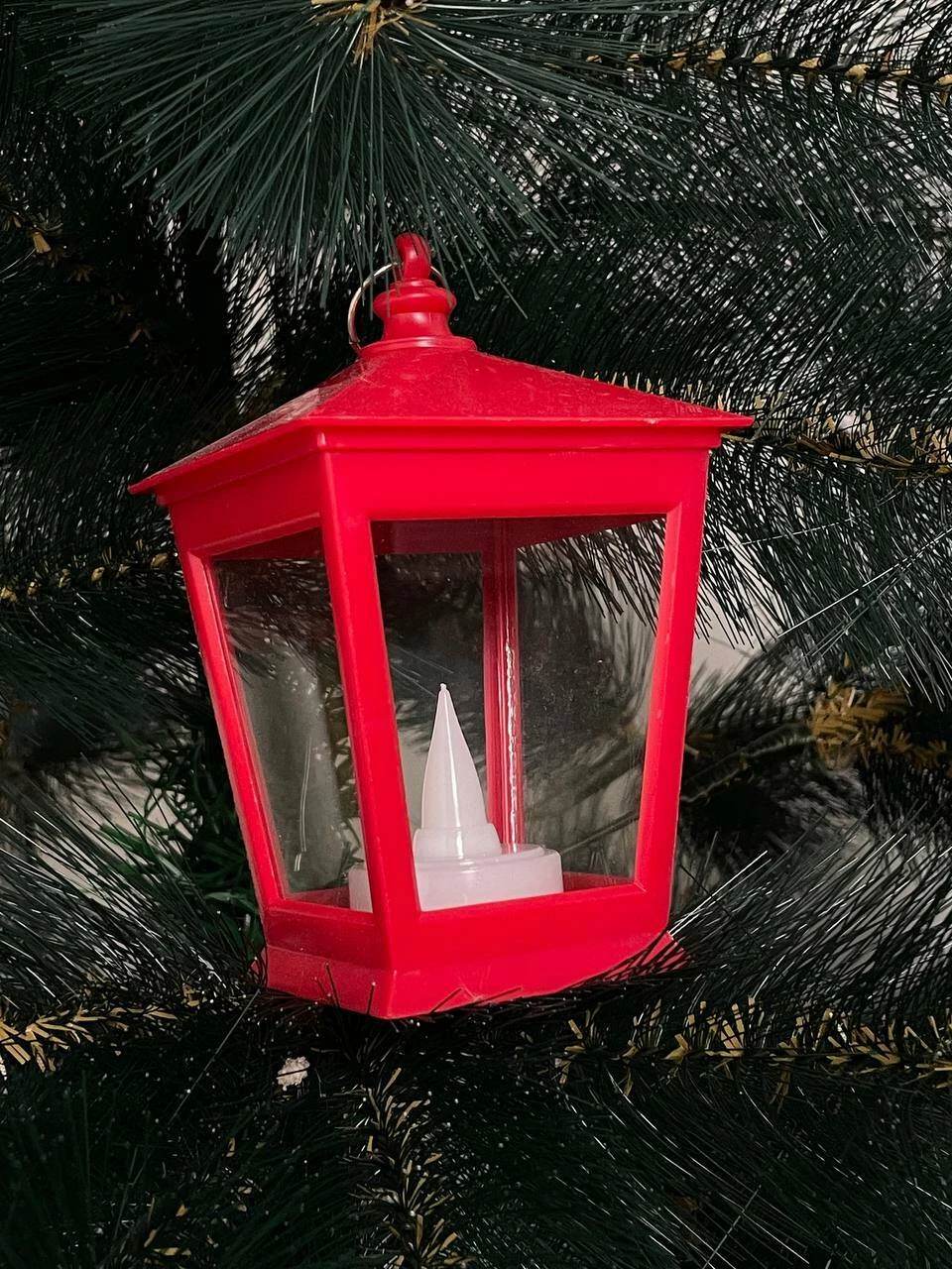 Lampa decorativa, efect de flacara calda, rosie, 8*12.5cm (cp-24-098) 2