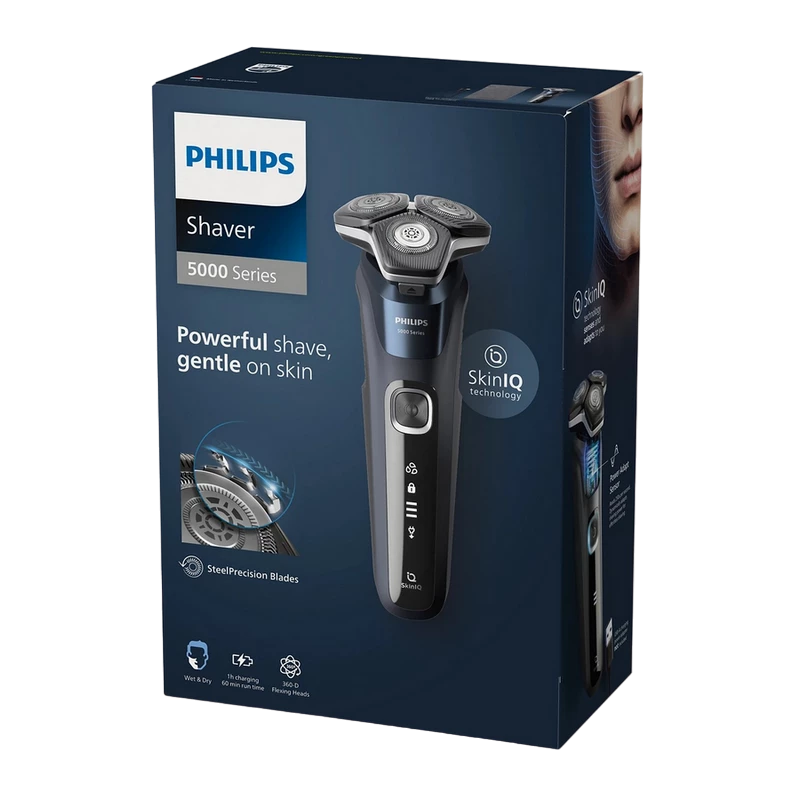 Электробритва мужская philips s5885/10, синий 3