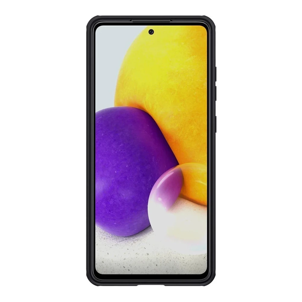 Nillkin case carbon came shield pro samsung a72, black 2