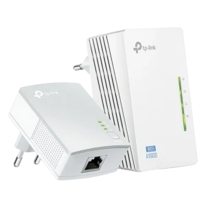 Wi-fi + powerline adapter tp-link tl-wpa4220 kit, av600, 600 mbps, alb Thumbnail 5