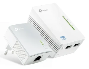 Wi-fi + powerline adapter tp-link tl-wpa4220 kit, av600, 600 mbps, alb Thumbnail 7