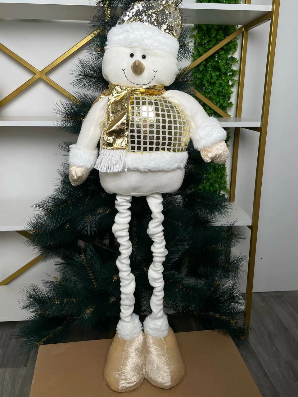 Om de zapada decorativ cu picioare telescopice 98cm (cp-24-072) 2