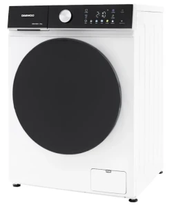 Masina de spalat rufe daewoo dwd-cs9014,  9 kg / 1400rpm, 60cm, clasa a, motor inverter, display, panou negru + usa dubla neagra, 16 program, alb Thumbnail 3
