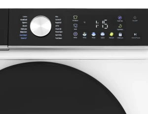 Masina de spalat rufe daewoo dwd-cs9014,  9 kg / 1400rpm, 60cm, clasa a, motor inverter, display, panou negru + usa dubla neagra, 16 program, alb Thumbnail 7