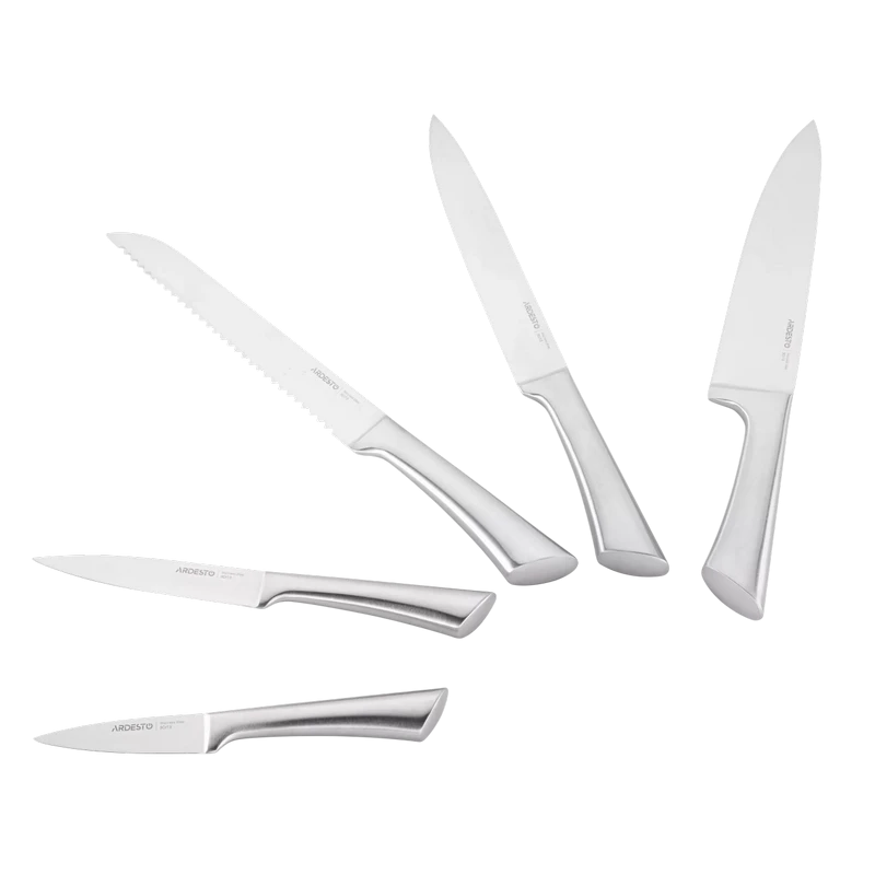 Set de cuțite ardesto ar2021sb, oțel inoxidabil 9