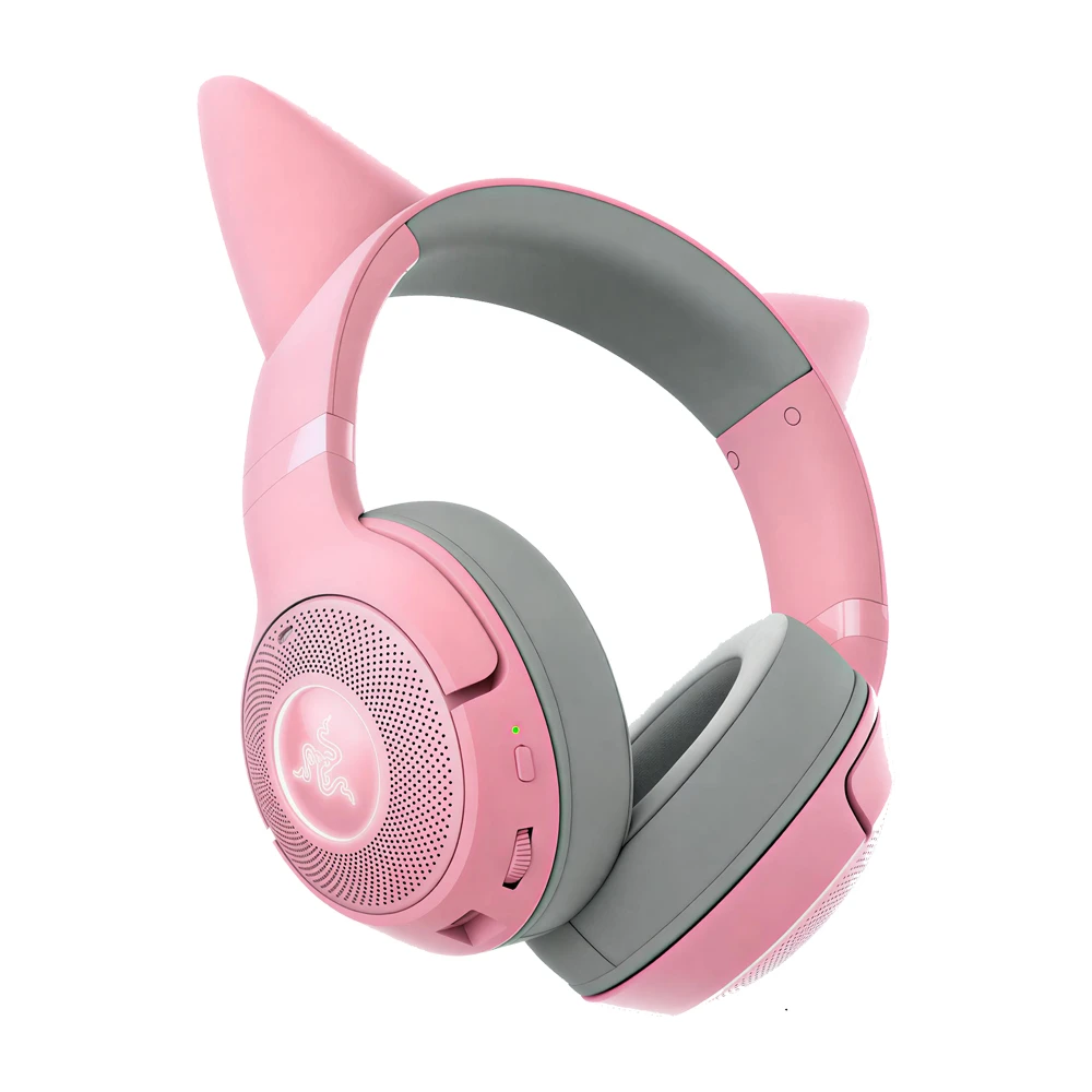 Беспроводная гарнитура razer kraken kitty v2, quartz 3