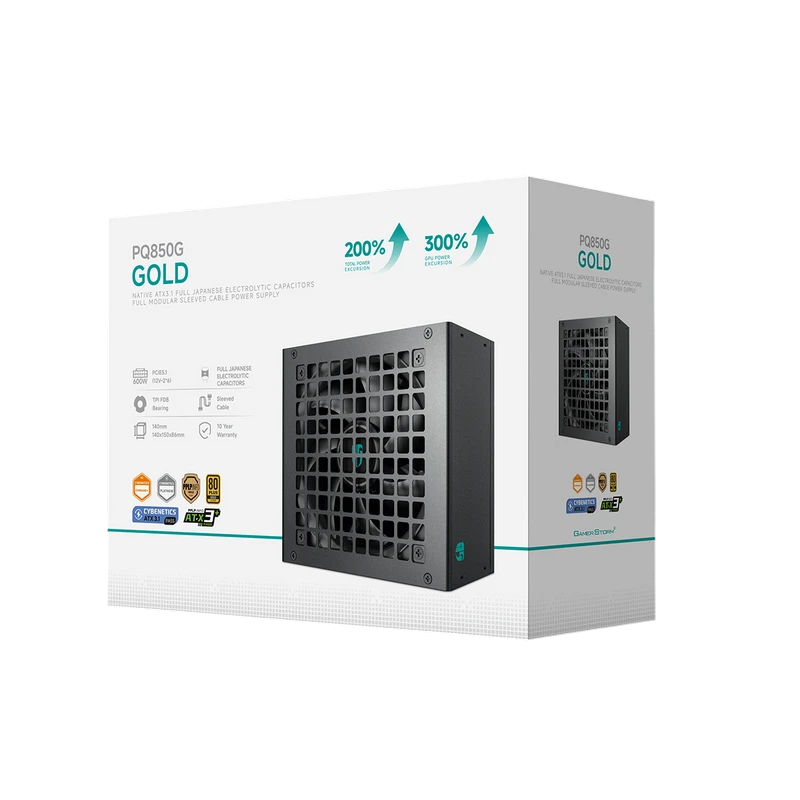 Sursă alimentare pc deepcool gamerstorm pq850g, 850w, atx, complet modular 4
