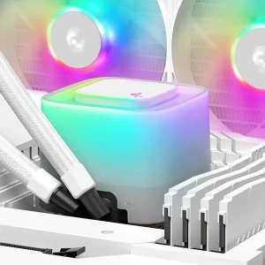 Кулер для процессора deepcool le240 wh v2 Thumbnail 3