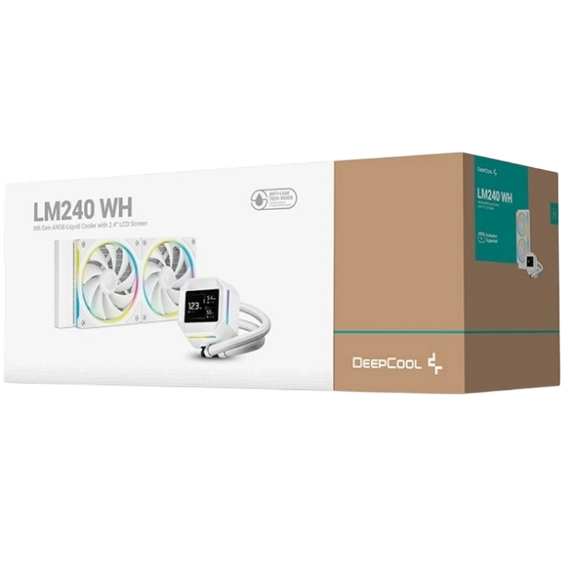 Cooler procesor deepcool lm240 wh 6