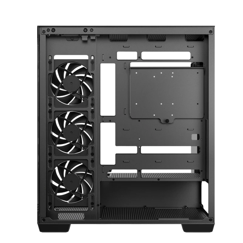 Carcasă pc deepcool cg580 4f v2, midi-tower, fără psu, negru 12