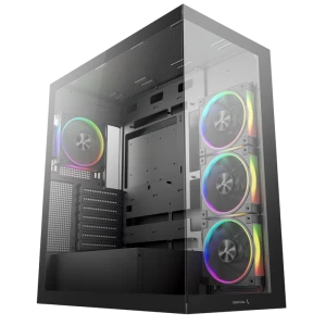 Carcasă pc deepcool cg580 4f v2, midi-tower, fără psu, negru Thumbnail 10