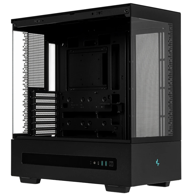 Carcasă pc deepcool ch690 digital, midi-tower, fără psu, negru 12